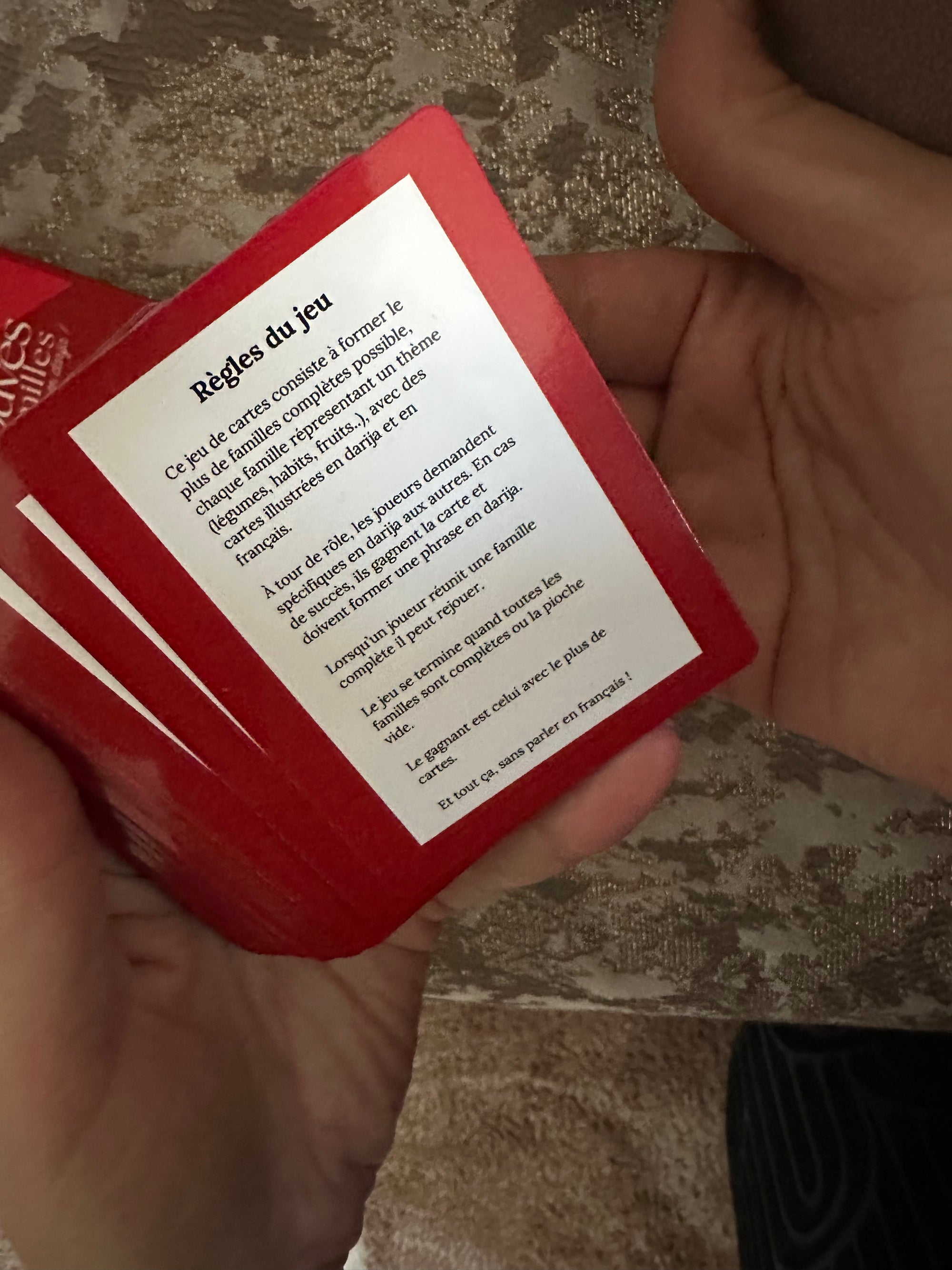 Interdit de parler français